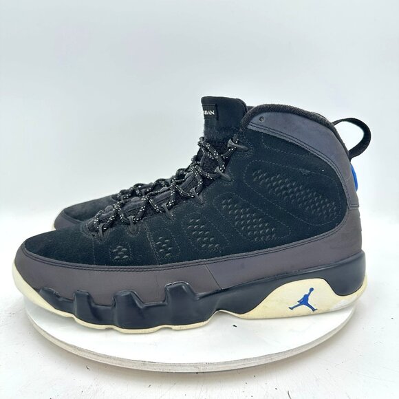 air jordan 9 retro black white racer blue